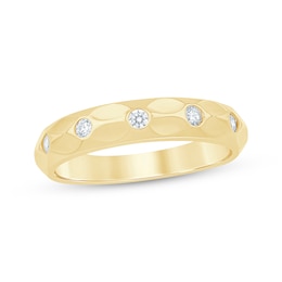 Now + Forever Diamond Anniversary Ring 1/6 ct tw 14K Yellow Gold