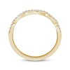 Thumbnail Image 3 of Now + Forever Diamond Contour Wedding Band 1/8 ct tw 14K Yellow Gold