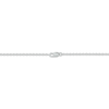 Thumbnail Image 2 of Black & White Diamond Snake Necklace 1/3 ct tw Sterling Silver 18&quot;