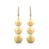Thumbnail Image 2 of Disc Drop Earrings 18K Yellow Gold-Plated Sterling Silver