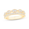 Thumbnail Image 1 of Now + Forever Diamond Two-Row Anniversary Ring 1/2 ct tw 14K Yellow Gold