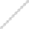 Thumbnail Image 2 of Diamond Teardrop Link Bracelet 1/4 ct tw Sterling Silver 7.25&quot;