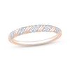 Thumbnail Image 1 of Now + Forever Diamond Diagonal Anniversary Ring 1/20 ct tw 10K Rose Gold