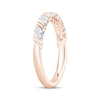 Thumbnail Image 2 of Now + Forever Diamond Diagonal Anniversary Ring 1/20 ct tw 10K Rose Gold