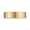 Thumbnail Image 3 of Now + Forever Men's Diamond Trios Wedding Band 1/20 ct tw 10K Yellow Gold