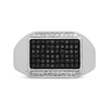 Thumbnail Image 3 of Men's Black & White Diamond Rectangle Top Ring 5/8 ct tw 10K White Gold