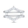 Thumbnail Image 3 of Now + Forever Lab-Grown Diamonds Marquise & Round-Cut Enhancer Ring 1/2 ct tw 14K White Gold