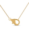 Thumbnail Image 3 of STUDIO BY KAY Diamond Lobster Clasp Necklace 1/10 ct tw 24K Yellow Gold Vermeil Sterling Silver 18"