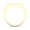 Thumbnail Image 4 of STUDIO BY KAY Men's Lab-Grown Diamond Three-Row Ring 2 ct tw 24K Yellow Gold Vermeil Sterling Silver