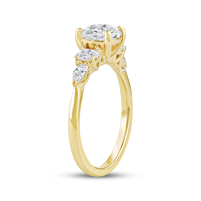 Main Image 2 of Now + Forever Lab-Grown Diamonds Round-Cut Engagement Ring 2 ct tw 14K Yellow Gold