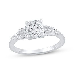 Now + Forever Lab-Grown Diamonds Round-Cut Engagement Ring 2 ct tw 14K White Gold