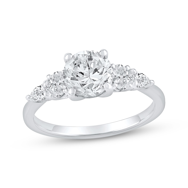 Main Image 1 of Now + Forever Lab-Grown Diamonds Round-Cut Engagement Ring 2 ct tw 14K White Gold
