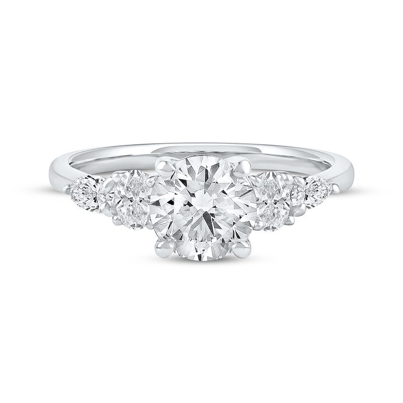 Main Image 3 of Now + Forever Lab-Grown Diamonds Round-Cut Engagement Ring 2 ct tw 14K White Gold