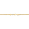 Thumbnail Image 2 of 2.7mm Braided Herringbone Chain Necklace Solid 10K Yellow Gold 18"