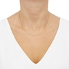 Thumbnail Image 3 of 2.7mm Braided Herringbone Chain Necklace Solid 10K Yellow Gold 18"