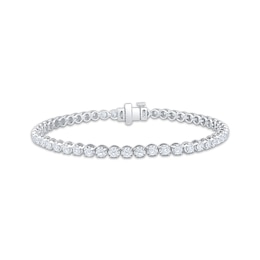 KAY Lab-Grown Diamonds Tennis Bracelet 3 ct tw 10K White Gold 7"