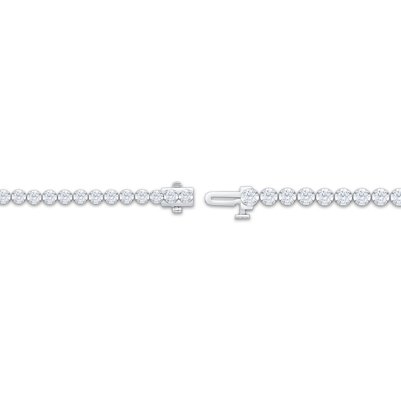 Main Image 3 of KAY Lab-Grown Diamonds Tennis Bracelet 3 ct tw 10K White Gold 7"