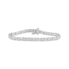 Thumbnail Image 1 of KAY Lab-Grown Diamonds "XO" Link Bracelet 1/4 ct tw Sterling Silver 7"