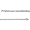 Thumbnail Image 2 of 2.6mm Diamond-Cut Ice Chain Bracelet Solid 10K White Gold 7.5"