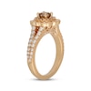 Thumbnail Image 2 of Neil Lane Desert Diamonds Cushion-Cut Double Halo Engagement Ring 1-1/8 ct tw 14K Yellow Gold