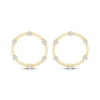 Thumbnail Image 2 of KAY Lab-Grown Diamonds Station Circle Earrings 1/4 ct tw 10K Yellow Gold
