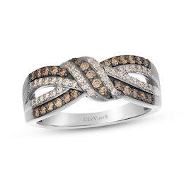 Le Vian Diamond Bow Ring 1/2 ct tw 14K Vanilla Gold