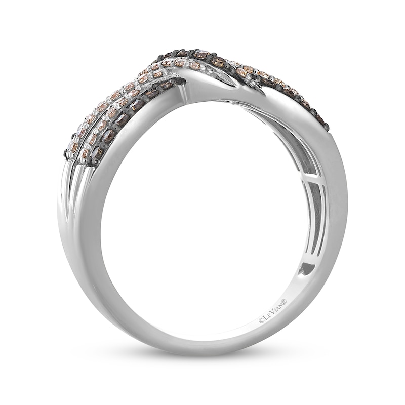 Main Image 3 of Le Vian Diamond Bow Ring 1/2 ct tw 14K Vanilla Gold