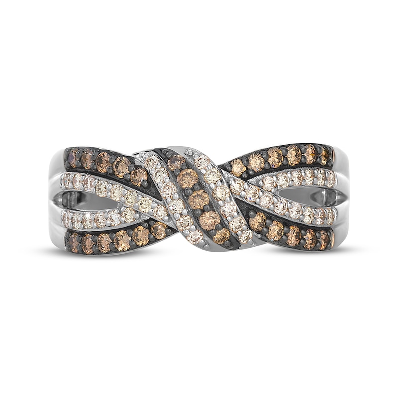 Main Image 4 of Le Vian Diamond Bow Ring 1/2 ct tw 14K Vanilla Gold