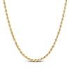 Thumbnail Image 1 of Jaxxon Men's Collection 2.3mm Rope Chain Necklace 18K Yellow Gold-Plated Solid Sterling Silver 22"
