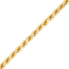 Thumbnail Image 2 of Jaxxon Men's Collection 2.3mm Rope Chain Necklace 18K Yellow Gold-Plated Solid Sterling Silver 22"