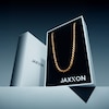 Thumbnail Image 4 of Jaxxon Men's Collection 2.3mm Rope Chain Necklace 18K Yellow Gold-Plated Solid Sterling Silver 22"