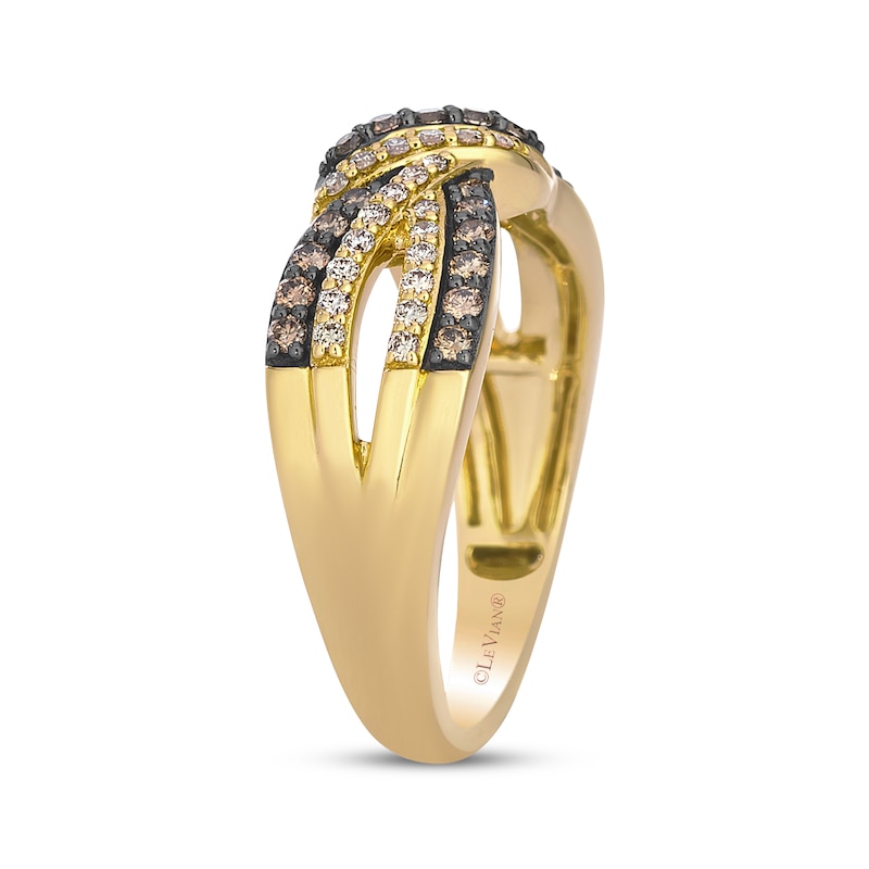 Main Image 2 of Le Vian Diamond Bow Ring 1/2 ct tw 14K Honey Gold