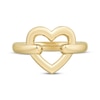 Thumbnail Image 3 of STUDIO BY KAY Heart Link Ring 24K Yellow Gold Vermeil Sterling Silver