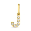 Thumbnail Image 1 of STUDIO BY KAY Lab-Grown Diamond Initial J Charm 1/20 ct tw 24K Yellow Gold Vermeil Sterling Silver