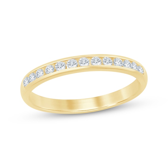 Now + Forever Lab-Grown Diamonds Anniversary Ring 1/4 ct tw 14K Yellow Gold