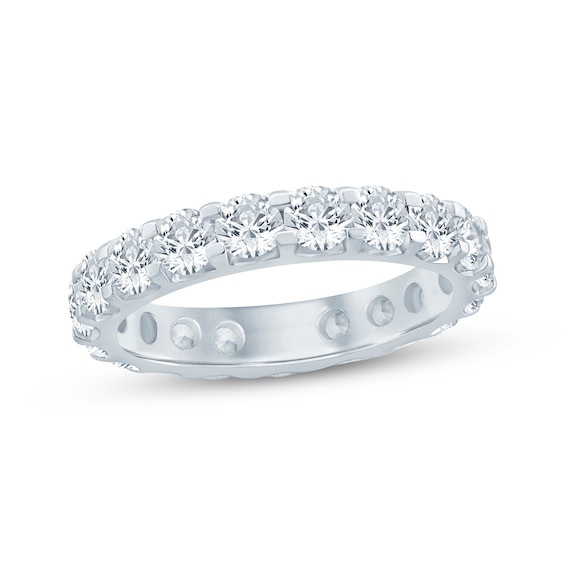 Now + Forever Lab-Grown Diamonds Sizeable Eternity Ring 3 ct tw 14K White Gold