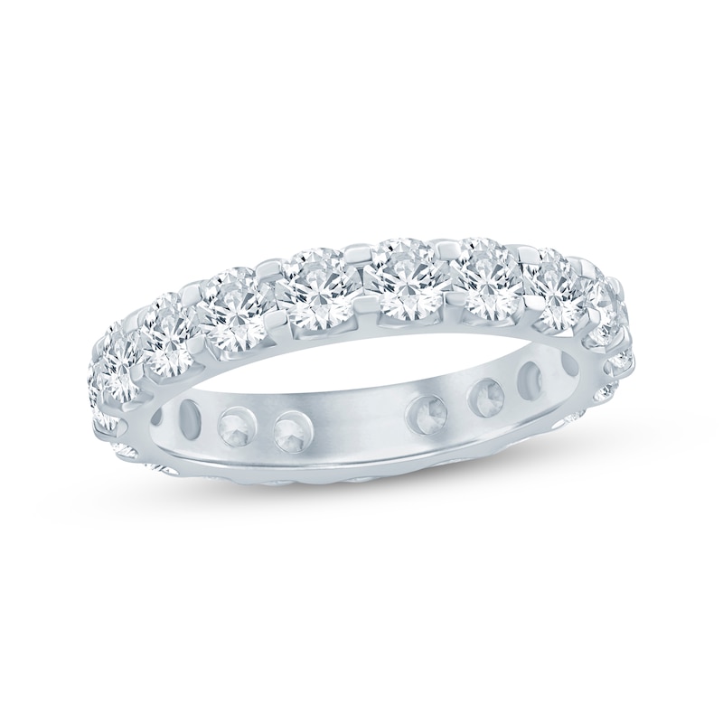 Main Image 1 of Now + Forever Lab-Grown Diamonds Sizeable Eternity Ring 3 ct tw 14K White Gold