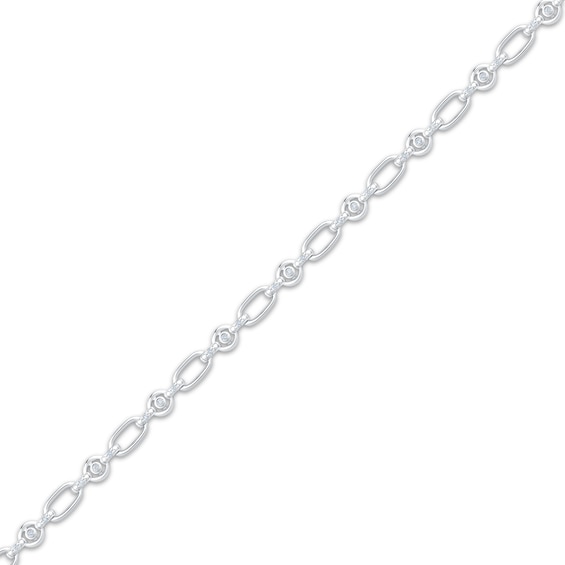 KAY Lab-Grown Diamonds Link Bracelet 1/3 ct tw Sterling Silver 7"
