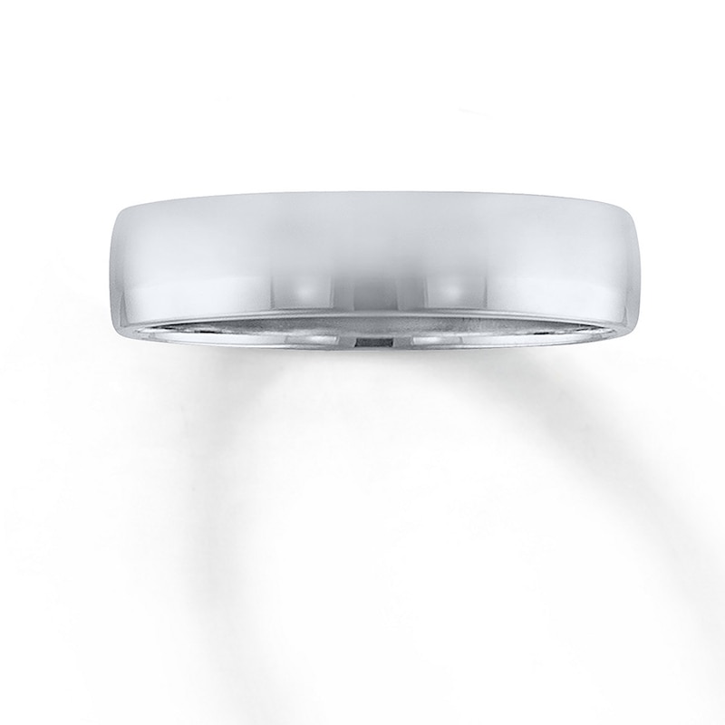 Main Image 1 of Now + Forever Men's Platinum Wedding Band 4mm