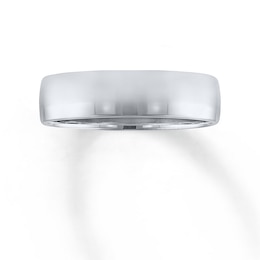 Now + Forever Men's Platinum Wedding Band 5mm