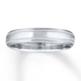 Now + Forever Wedding Band 14K White Gold 5mm