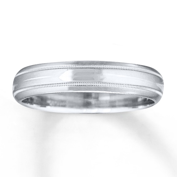 Now + Forever Wedding Band 14K White Gold 5mm