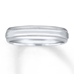 Now + Forever Wedding Band 14K White Gold 5mm