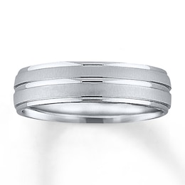 Now + Forever Wedding Band 10K White Gold 7mm