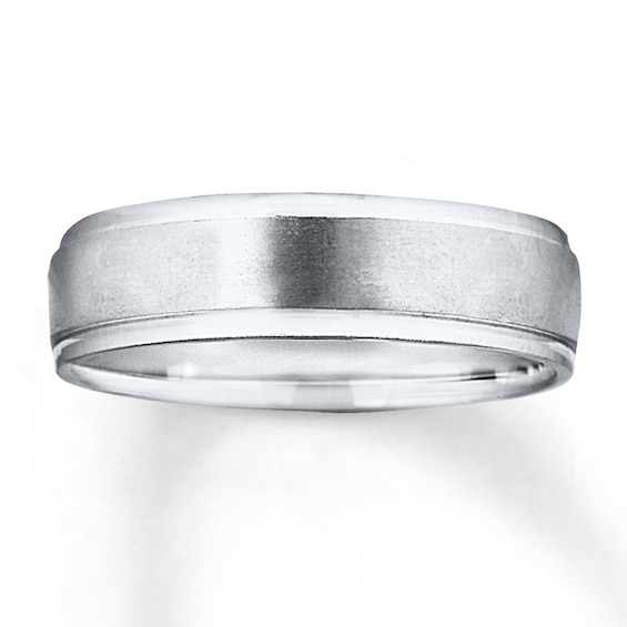 Now + Forever Wedding Band 10K White Gold 7mm