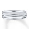 Thumbnail Image 1 of Now + Forever Wedding Band 10K White Gold 7mm