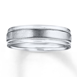 Now + Forever Wedding Band 10K White Gold 6mm