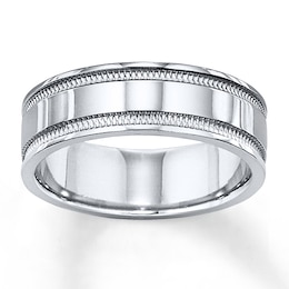 Now + Forever Wedding Band 10K White Gold 6mm