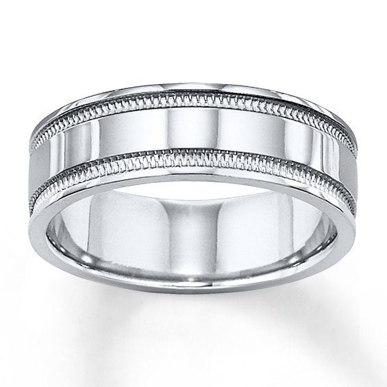 Now + Forever Wedding Band 10K White Gold 6mm