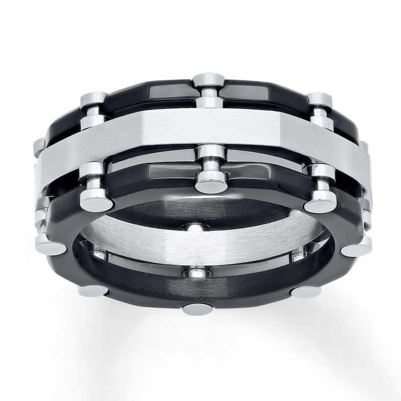 Main Image 1 of Now + Forever Men's Wedding Band Stainless Steel 9mm